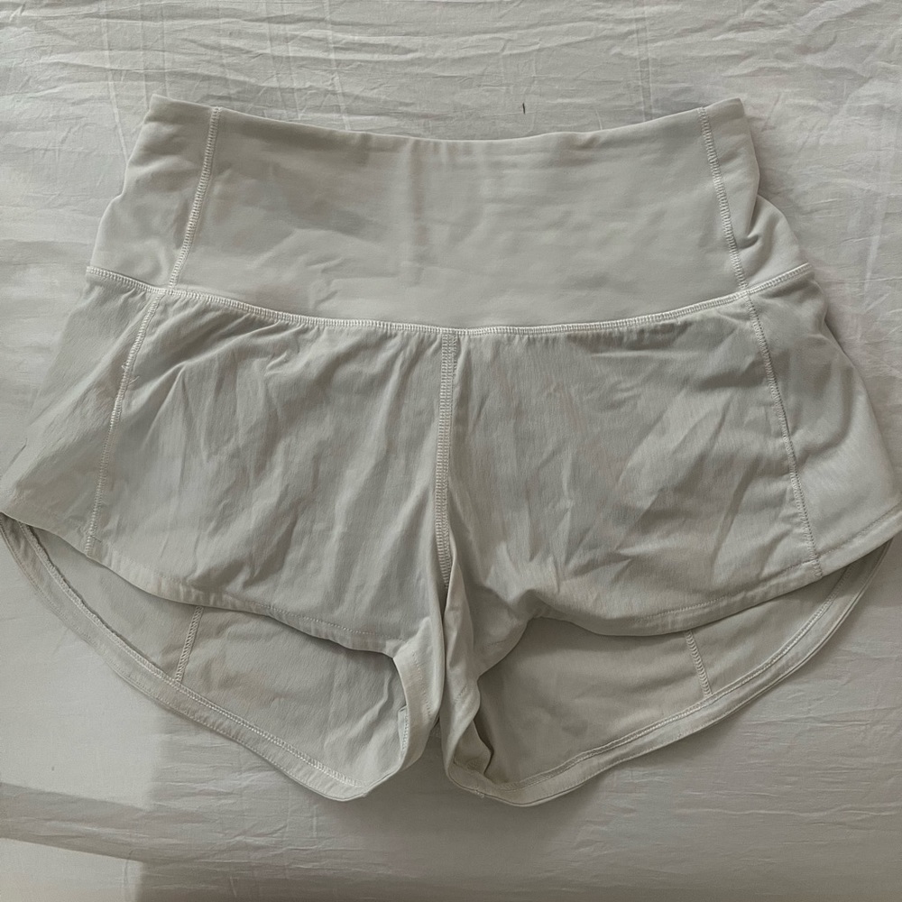 Lulu speed up shorts size 2 white barely worn
